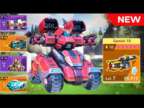 NEW MECH Dreadnought & NEW WEAPON Gemini - Mech Arena