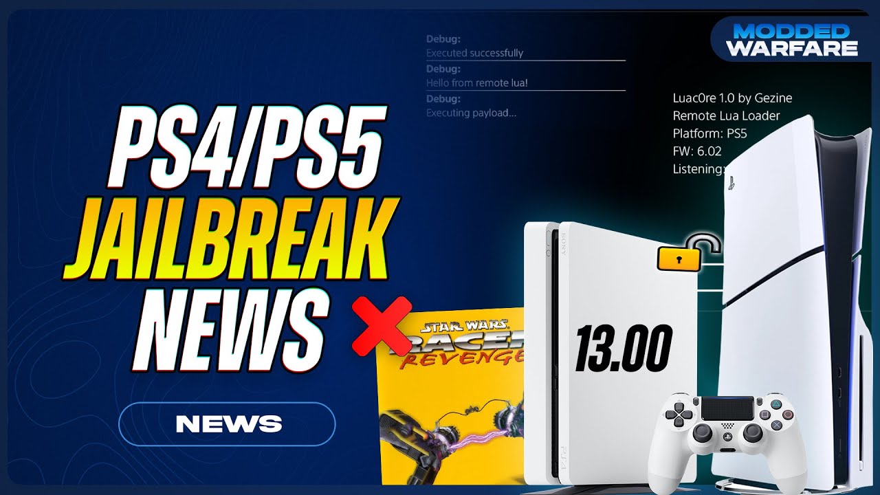PS4/PS5 Jailbreak News: Is Mastic0re Dead?, PSVue 13.00 Progress, Y2JB Web-UI, FTP Boost & More!