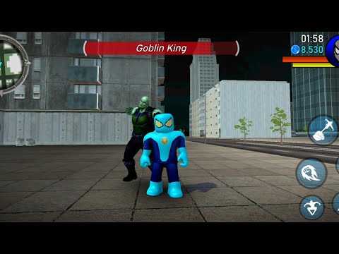 Bloxxy Spider Hero Vs Thanos | Bloxxy Spider Hero City Battle - Android Gameplay