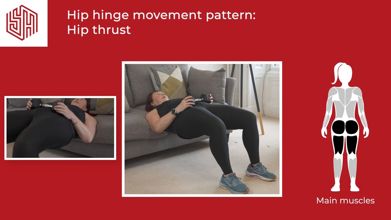 STRONGER at HOME: Lower Body Exercises - Hip thrust