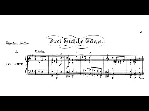 Stephen Heller - 3 deutsche Tänze