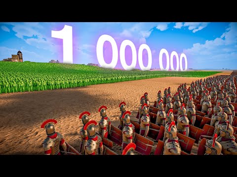 1 000 000 ZOMBIES vs 50 000 ROMAN GENERALS | Ultimate Epic Battle Simulator 2 | UEBS 2