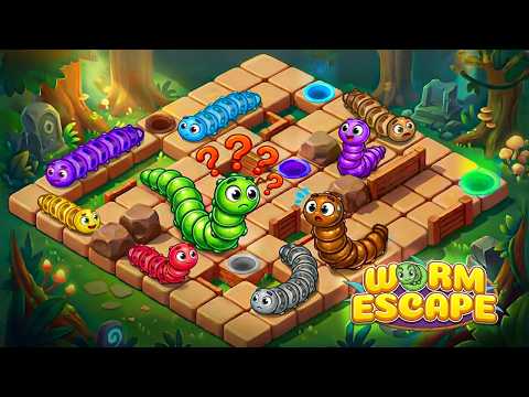 Worm Maze: Escape Puzzle