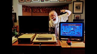 Atari 800 Computer & 810 Disk Drive - First Test In Decade - 8Bit Retro Computing - Buck Rogers