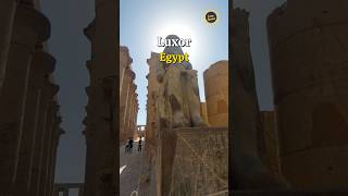 Massive Statues of RAMSES II at the Majestic LUXOR Temple in Egypt