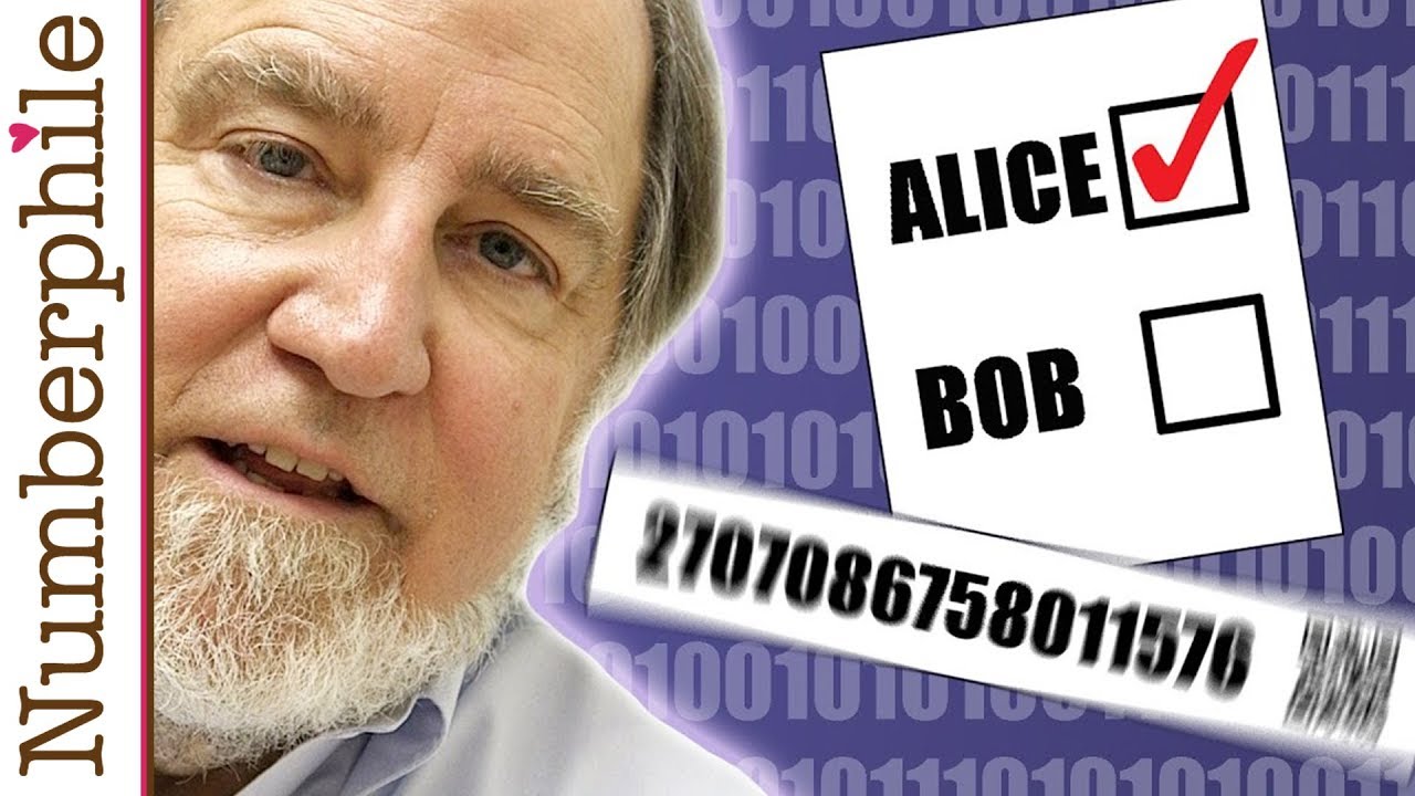 Was YOUR vote counted? (feat. homomorphic encryption) - Numberphile