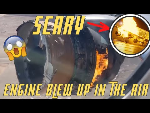 ENGINE BLOWS UP DURING THE FLIGHT. Scary Engine Failure.