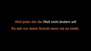 die ärzte - Deine Schuld [Karaoke]