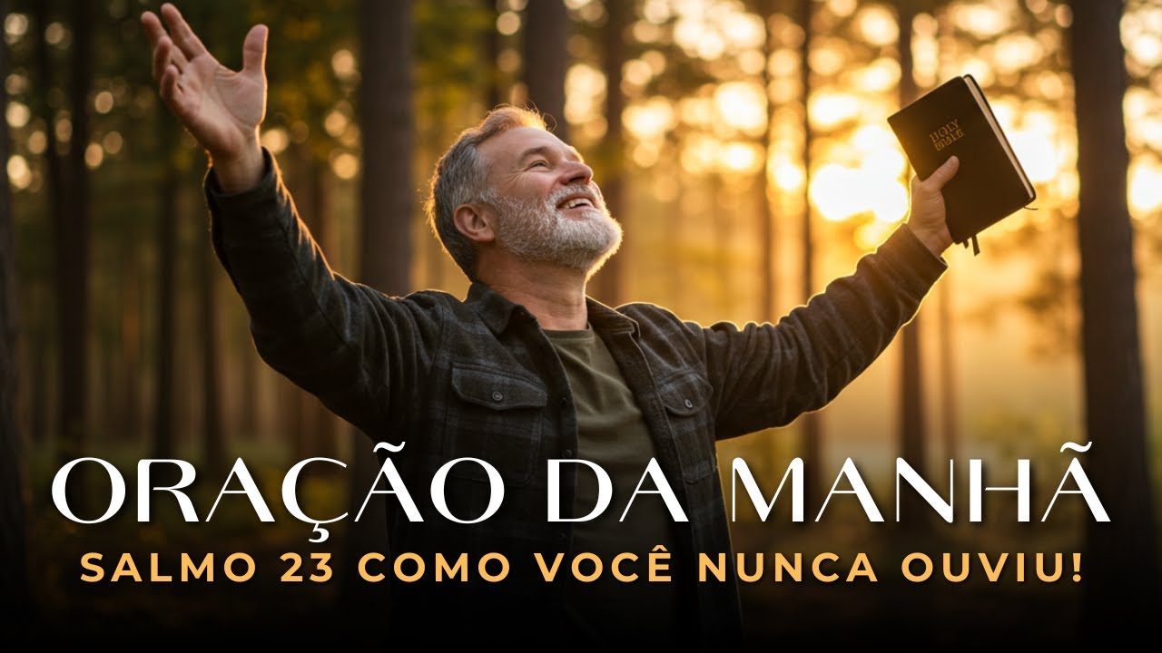 Oração da Manhã com Salmos 23 — Deus Vai Restaurar Sua Força e Te Guiar | Oração Para Começar o Dia