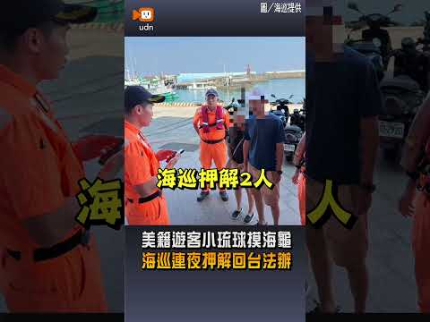 【社會】美籍遊客小琉球觸摸海龜 海巡連夜押解回台法辦