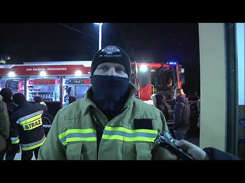 Powitanie nowego samochodu dla OSP Przechowo