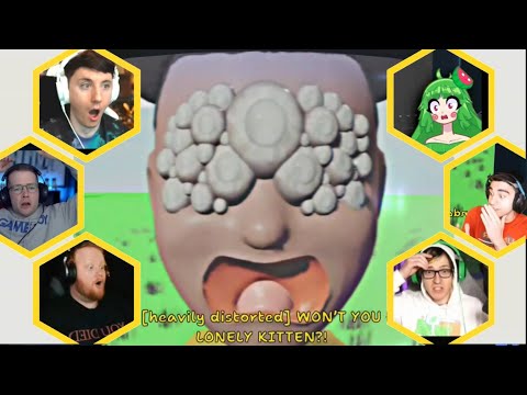 Gamers React to : "Won't You Help the Lonely Kitten?" [Amanda the Adventurer]
