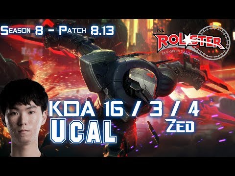 KT Ucal ZED vs TALON Mid - Patch 8.13 KR Ranked
