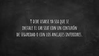 USDOTNHTSA Instalación de las Correas de Sujeción en Car Seats