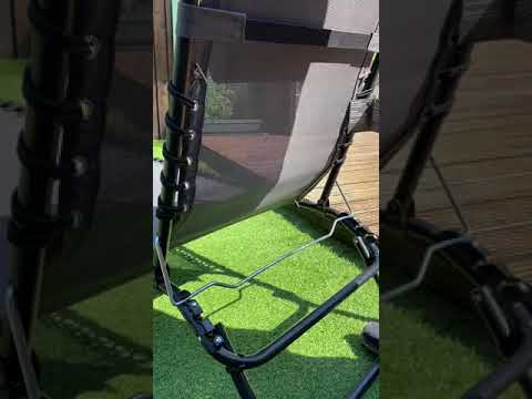 Carlo Sun Lounger - Using the Locking Bar