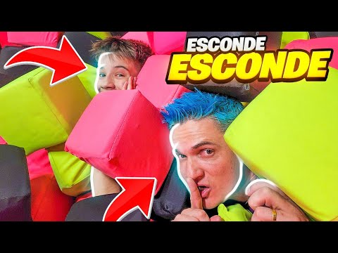Desafio do Esconde Esconde no Parque de Cama Elástica🤫