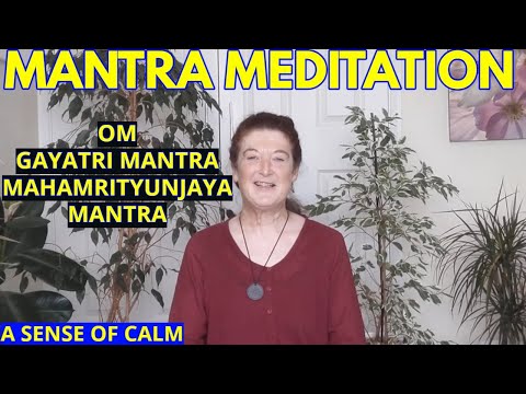Mantra Meditation - just sounds  | OM | Gayatri Mantra | Maha Mrityunjaya Mantra | Deep Inner Peace
