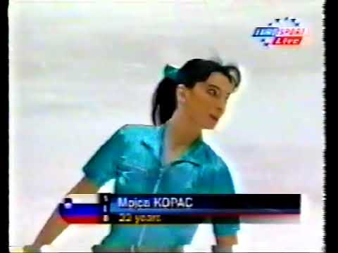 1998 European Championships - Ladies Short Program - Mojca Kopač SLO