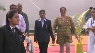 UBM Annual Sports Day 2015-16 Arrival of Chief Guest