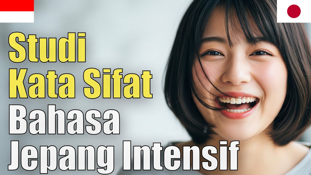 Studi Kata Sifat Bahasa Jepang Intensif | ungkapan penting | dengan Hiragana | nihongo kotoba episode artwork