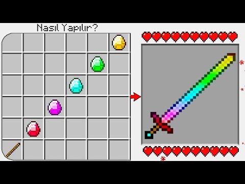 1000$ SÜPER UZUN GÖKKUŞAĞI KILIÇ NASIL YAPILIR 😱 - Minecraft