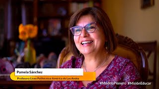 Image for Pamela Sánchez, profesora de Lenguaje del Liceo Politécnico América de Los Andes.