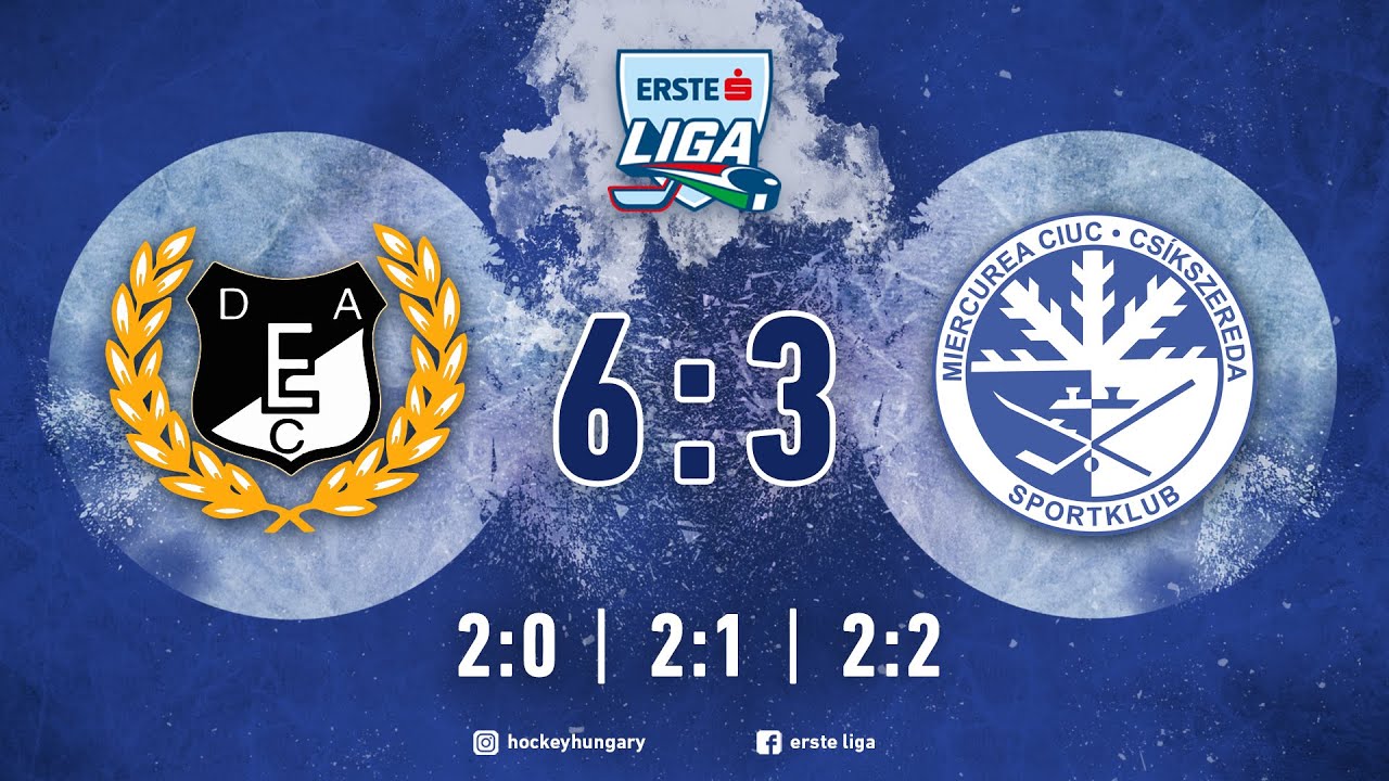 Jégkorong Erste Liga, alapszakasz: DEAC–Csíkszeredai Sportklub