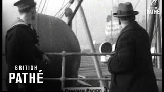 Game Of Quoits On Deck Of Liner  (1920-1929)