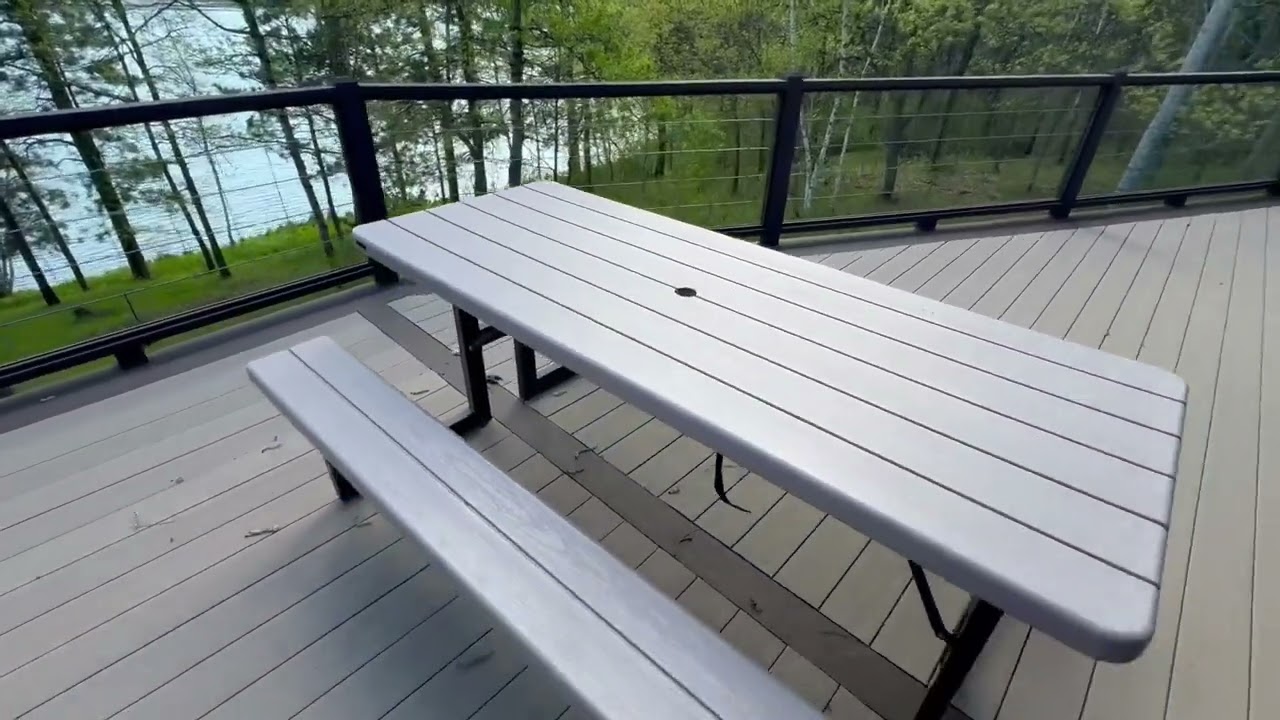 Giantex Folding Picnic Table Bench Set, Outdoor Dining Table Set, Large Camping Table Review