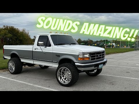 OBS Powerstroke gets a 5" exhaust UPGRADE!