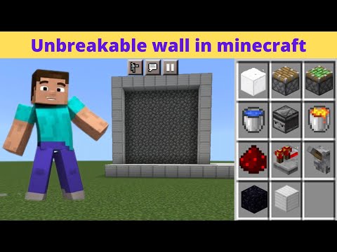 Thunder  - Unbreakable wall in Minecraft | Redstone builds | Thunder