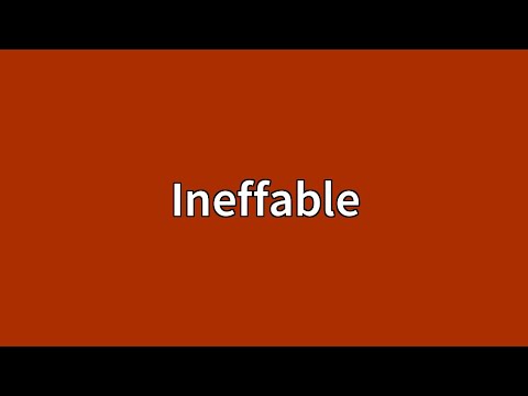 Ineffable Meaning
