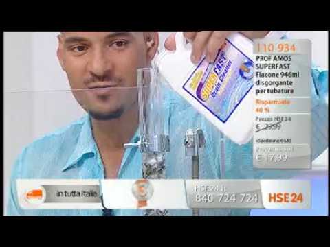 Live from Italy, Amos III with Professor Amos' Superfast Drain Cleaner !