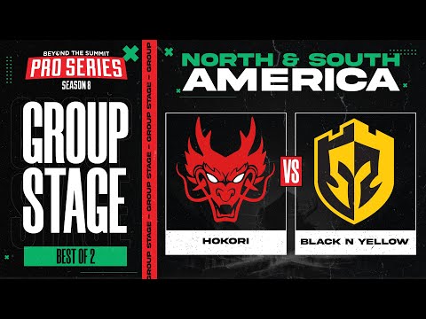 Hokori vs Black N Yellow Game 1 - BTS Pro Series 8 AM: Group Stage w/ rkryptic & neph