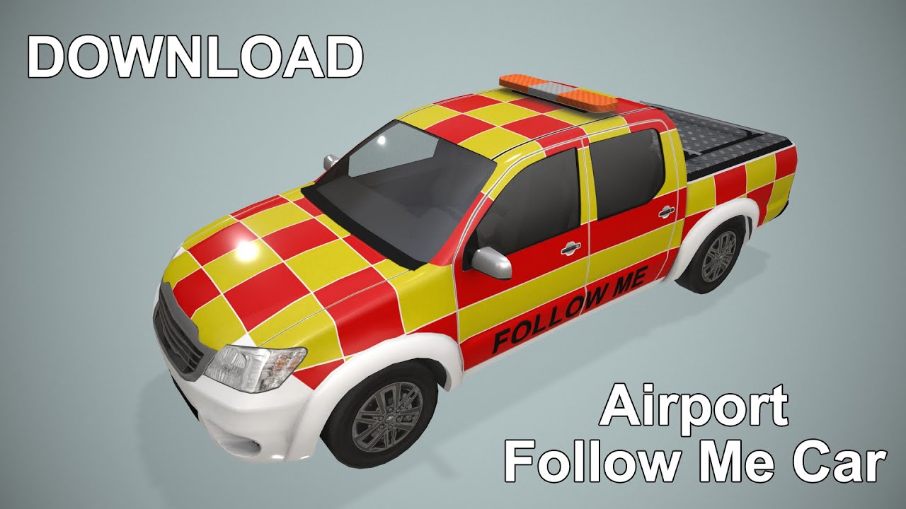Auto Seguimi Aeroporto --431-- Modello 3D
