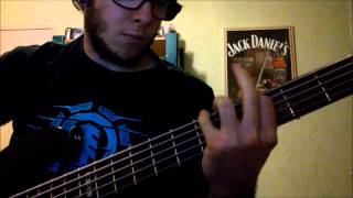 Maylene And The Sons Of Disaster- Gusty Like The Wind (Bass cover)