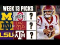 College Football Week 13 Betting Preview: EXPERT PICKS for Saturday's TOP GAMES I CBS Sports HQ
