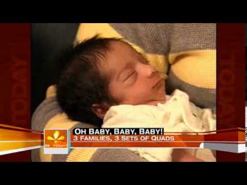 2/25/09 - NBC Today - 4 Sets of Quadruplets
