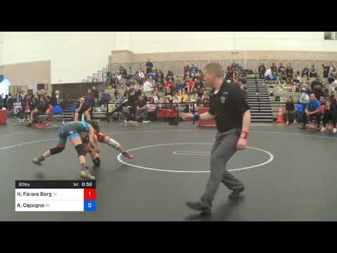 90 Lbs Final Hilda Forare Berg Team Texas Vs Ava Capogna Team New York