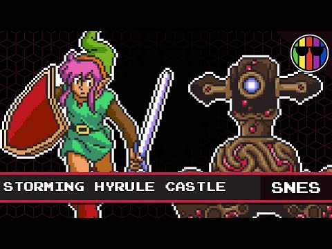 Storming Hyrule Castle SNES (A Link to the Past style) - The Legend of Zelda: Breath of the Wild