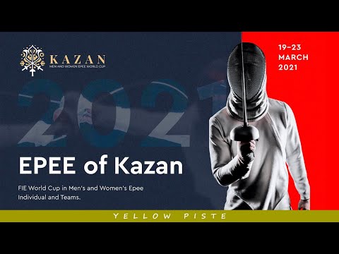 Kazan 2021 Epee Team World Cup T32-T16 - Piste Yellow 2