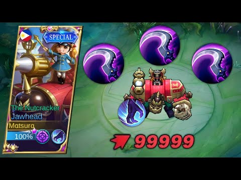 JAWHEAD HUNTER STRIKE JUNGLE CORE BUILD! 😱 ( instant delete ) JAWHEAD BEST ONE SHOT COMBO BUILD 2023