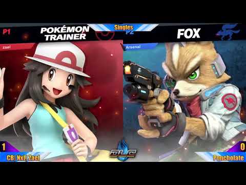 Ultimate SmashaPalooza #3: Winners Quarters - CB| NxL| Zael (Pokemon Trainer) vs Poncholate (Fox)