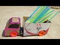 How To Make Lorry Cardboard RC Tata Dump Truck From Simple DIY