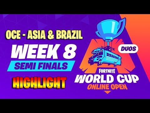 Highlight Winner Fortnite Worldcup Qualifiers - Week 8 Semi Finals - OCE - Eu & Asia