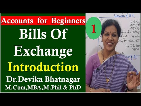 53. Introduction To  "Bills Of Exchange"   From Financial Accounting