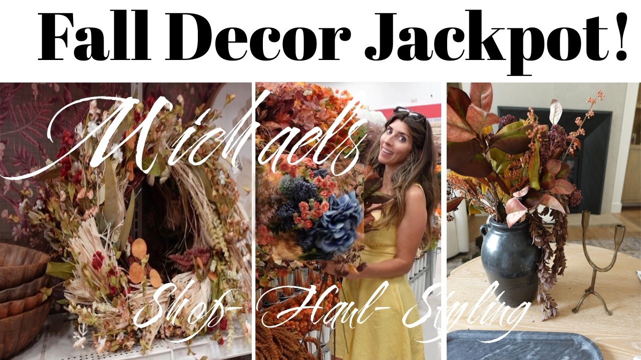 You Won't Believe These Michaels Fall Finds! Shop With Me, Haul & Styling