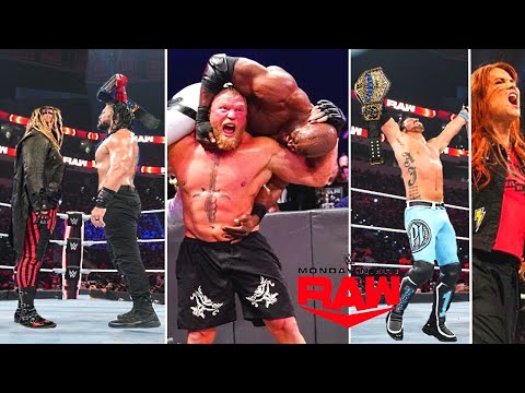 WWE RAW Highlights 18th April 2022 Full Highlights HD   WWE RAW Highlights Today Show 4 18 2022360p1