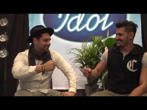 Gabriel Cancela och Joakim Jakobsson gör en challenge - Idol Sverige 2017