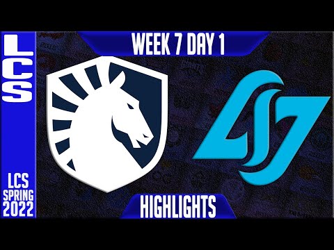 TL vs CLG Highlights | LCS Spring 2022 W7D1 | Team Liquid vs Counter Logic Gaming